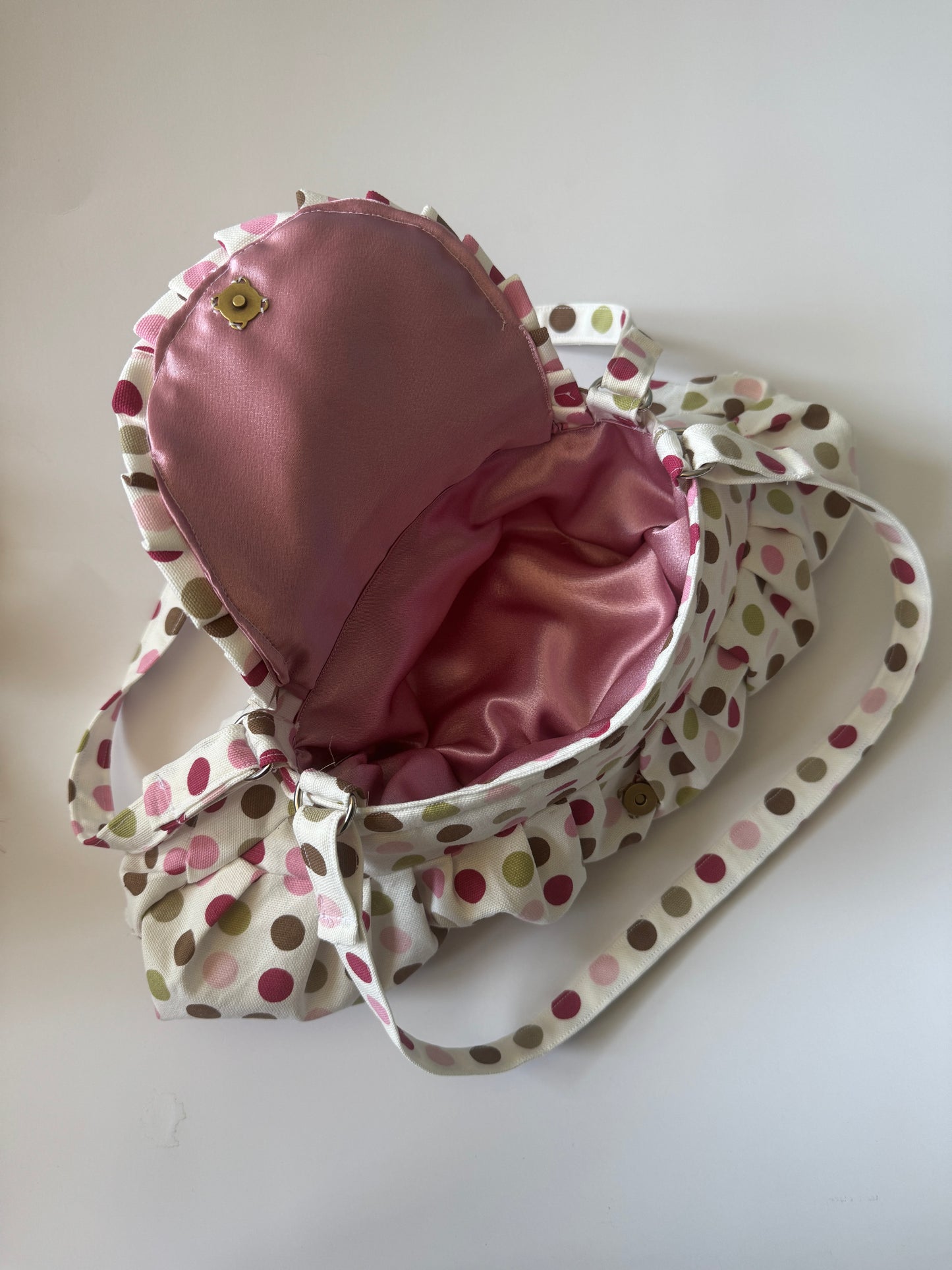 “2003” Flap Over Pleated Bag