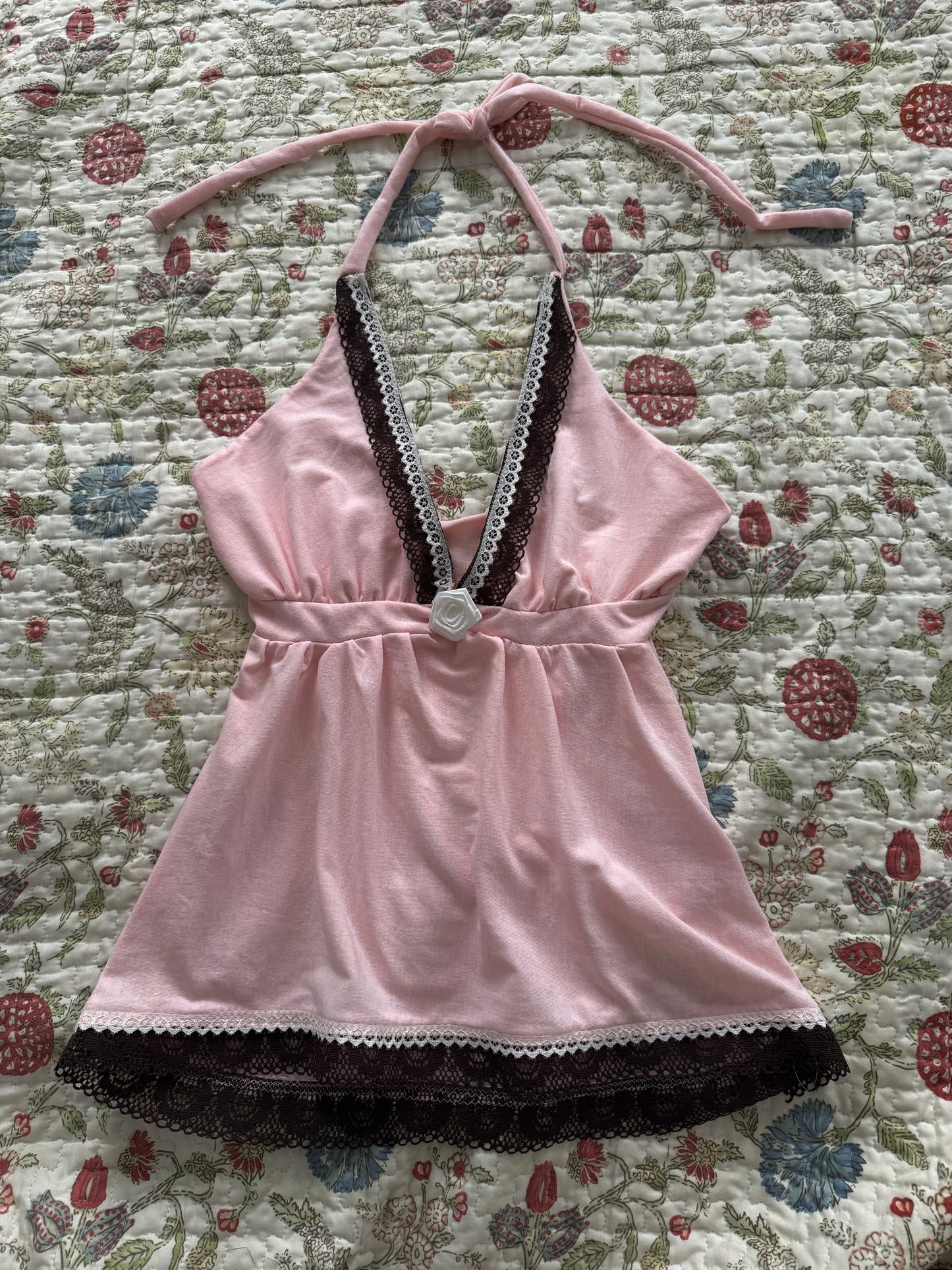Rosette Halter Top
