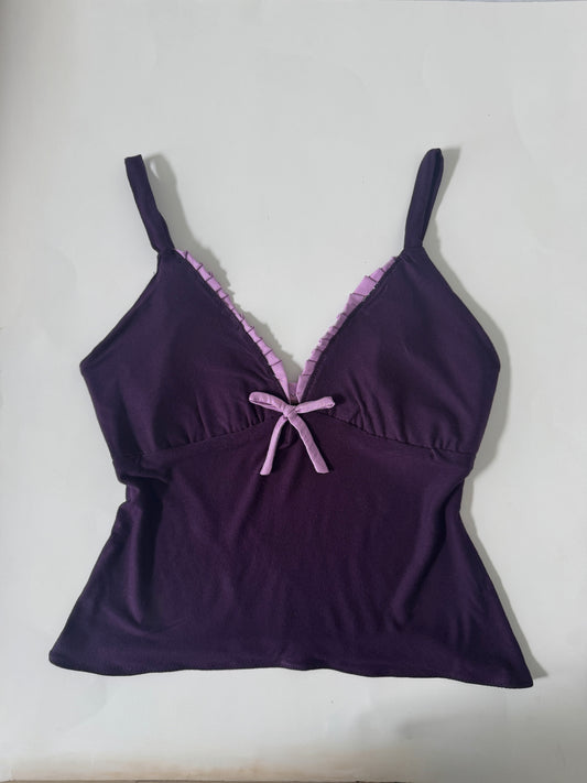 “Purple Bamboo” Babydoll Tank