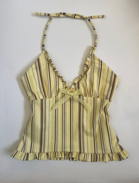 “banana” Halter Tank Top
