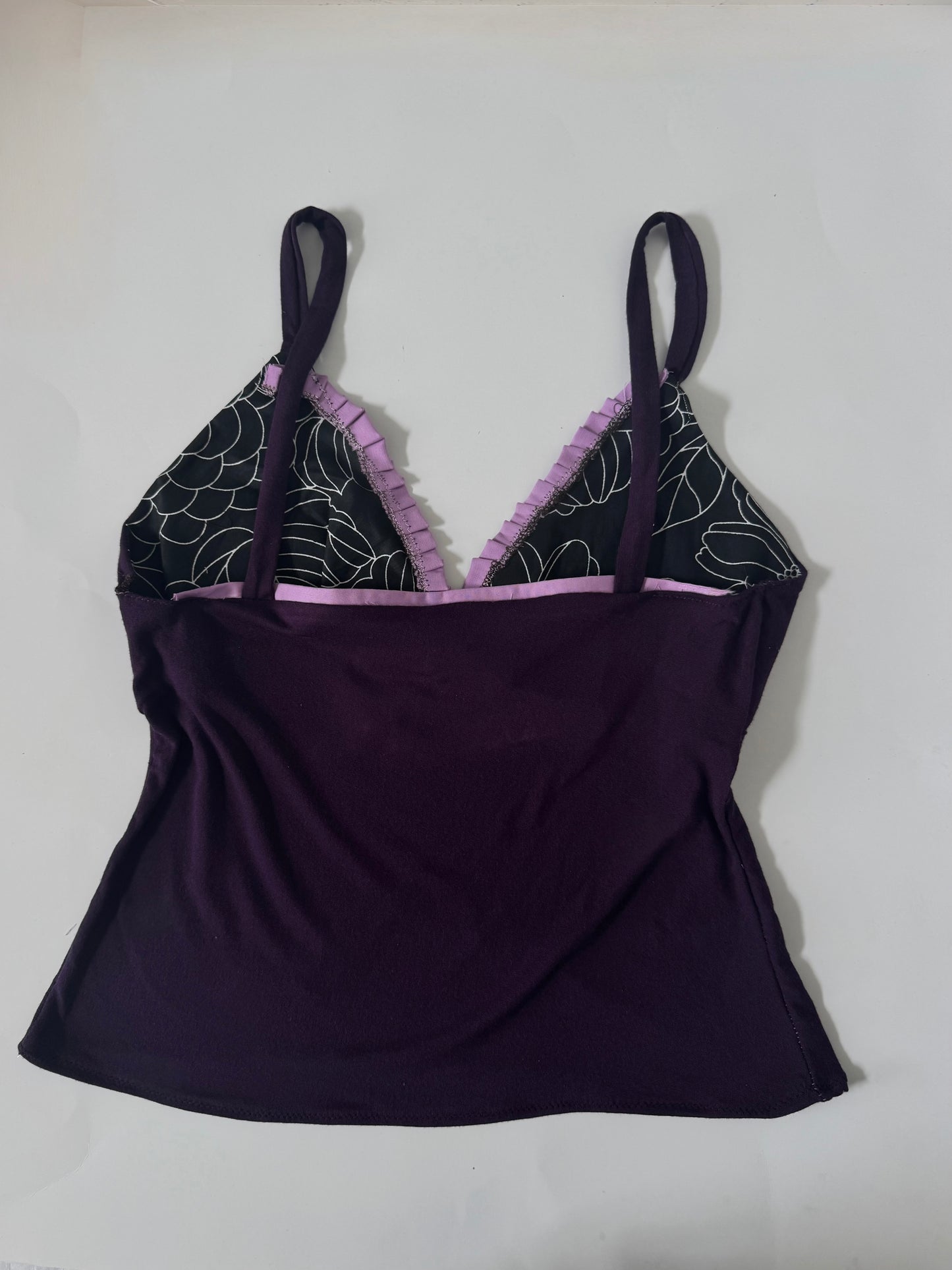 “Purple Bamboo” Babydoll Tank