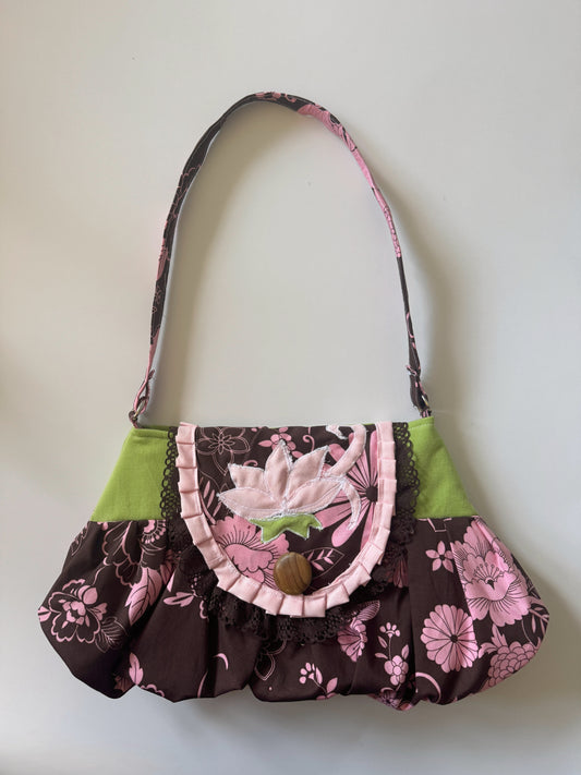 “Lotus” Flap Over Bag