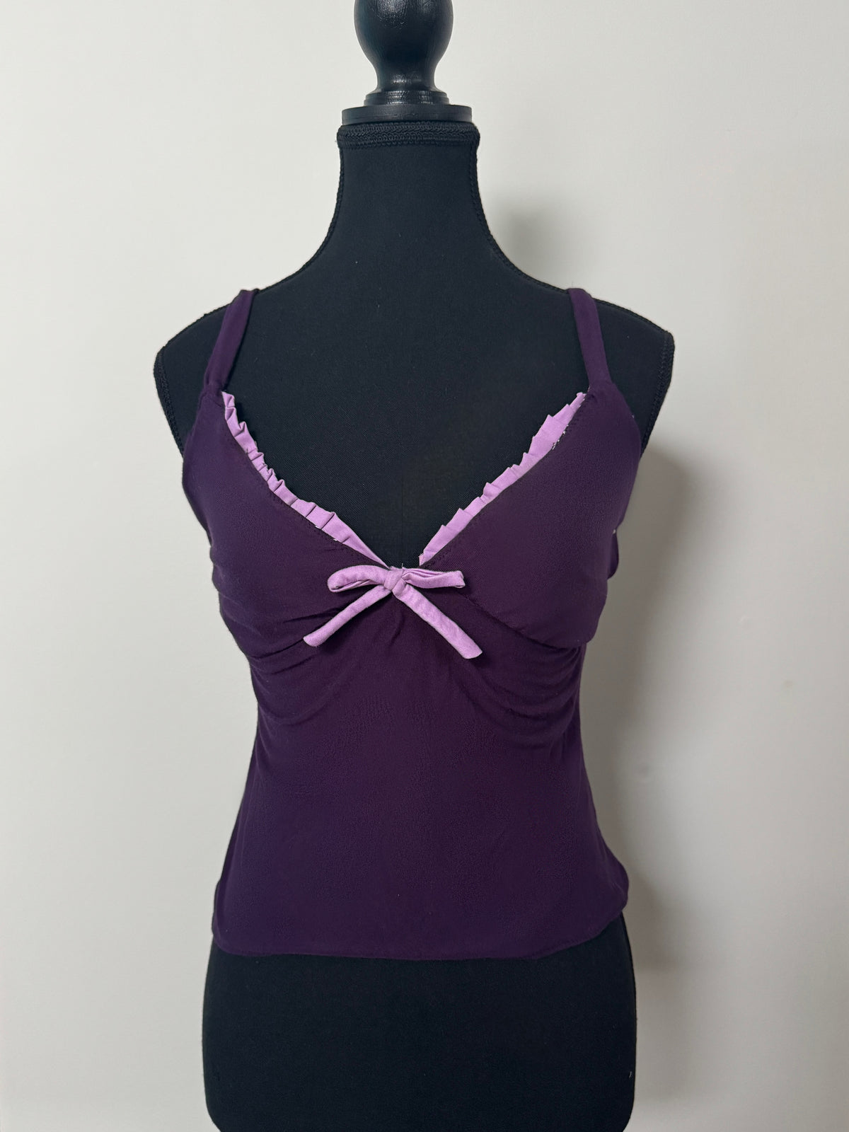 “Purple Bamboo” Babydoll Tank