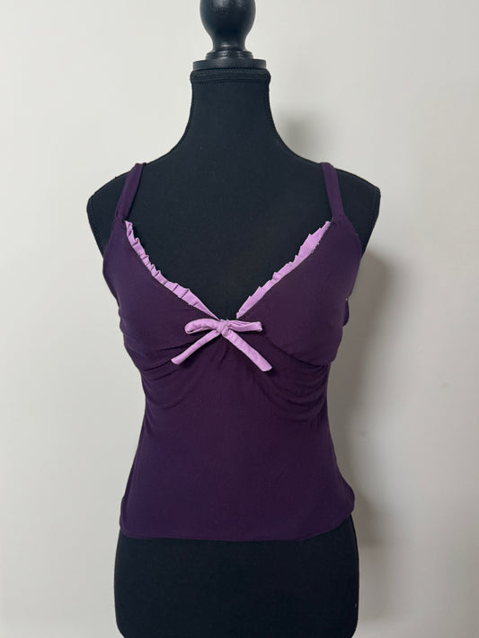 “Purple Bamboo” Babydoll Tank