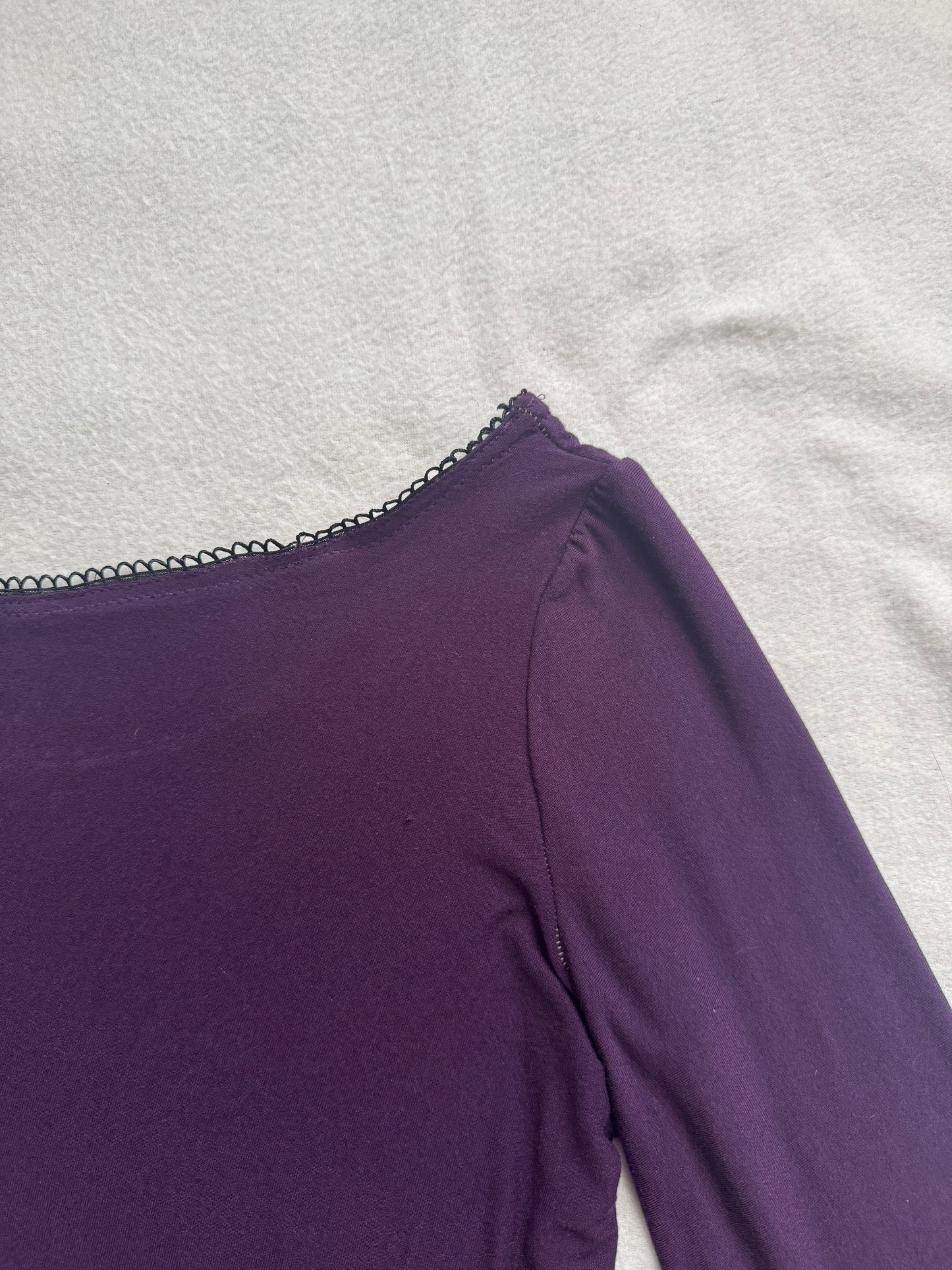 Purple Bell Sleeve Top - Custom