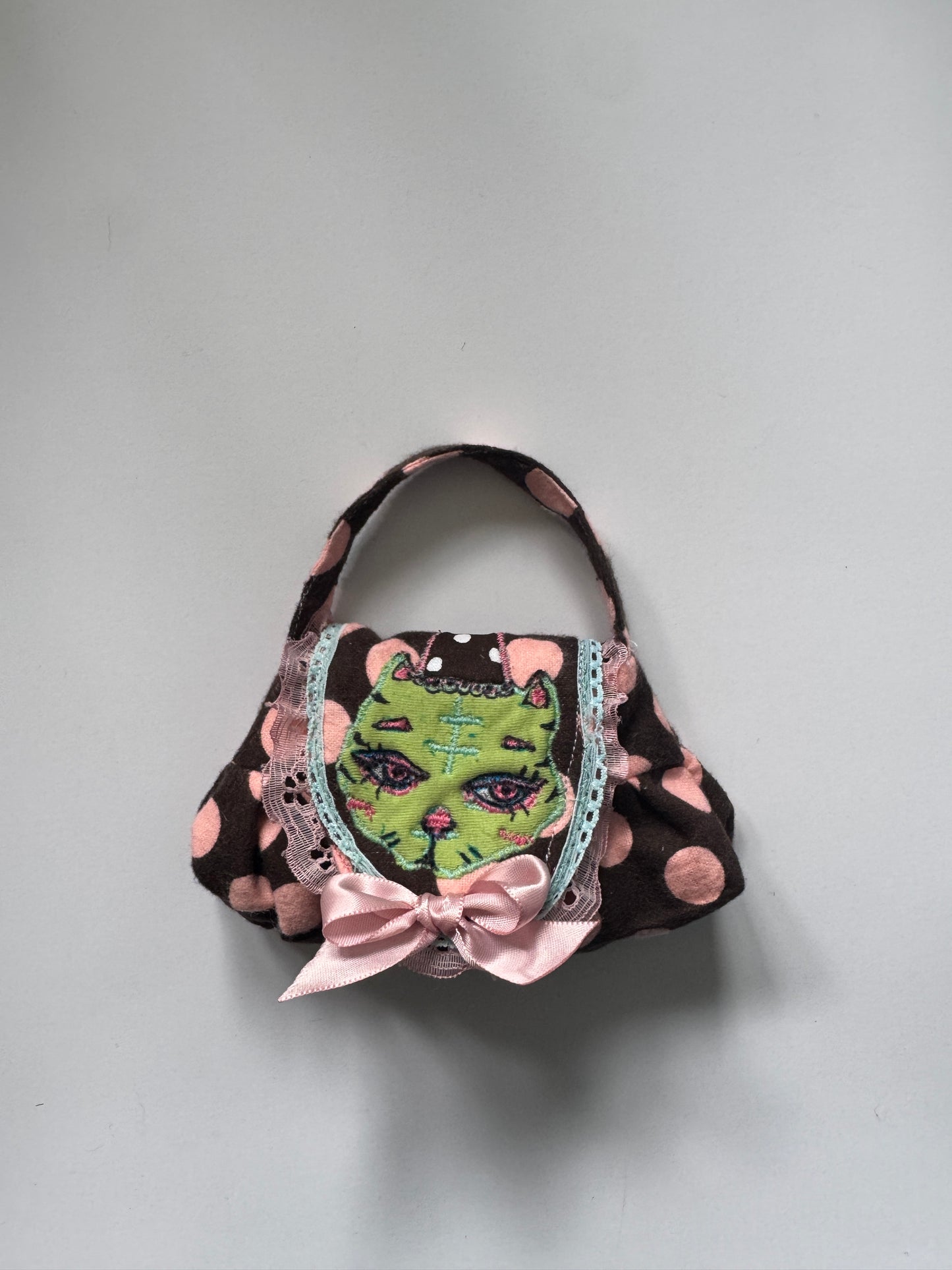“Tiger” Embroidered Pouch