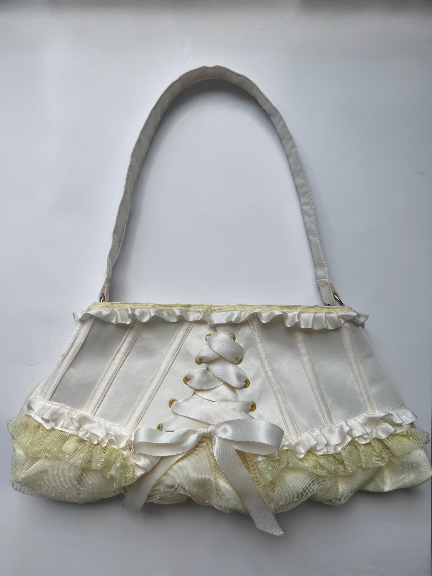 “Antoinette” Pleated Ballerina Purse