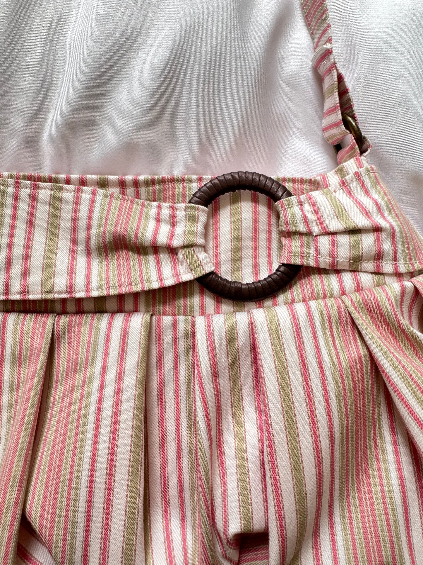 “Buckle” Pleated Bag