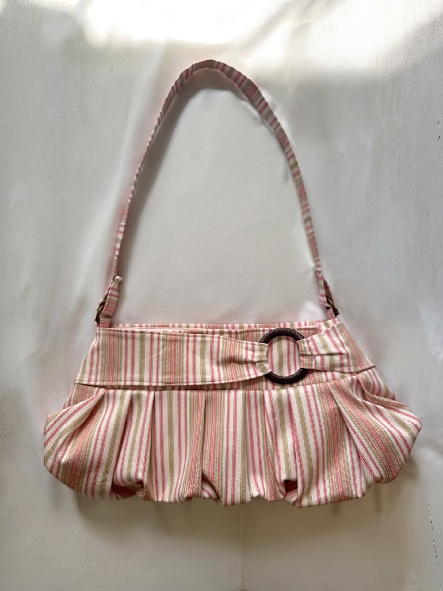 “Buckle” Pleated Bag