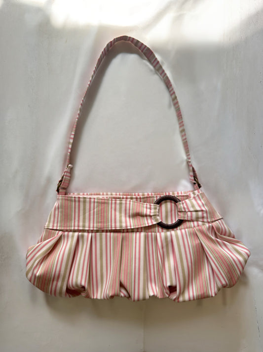 “Buckle” Pleated Bag