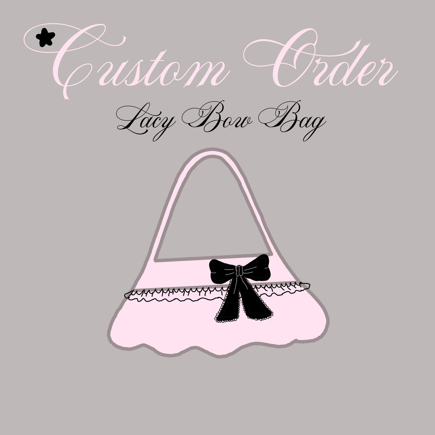 Lacey Bow CUSTOM - Please Read Description