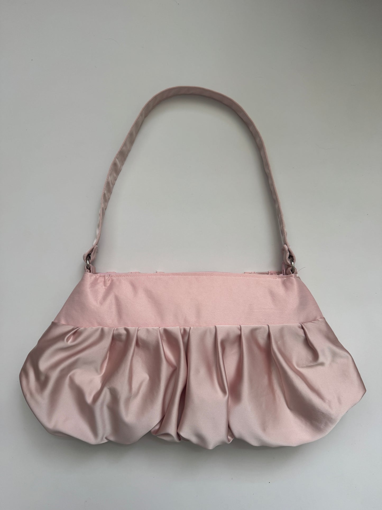 “Baby Pink” Pleated Corset Bag