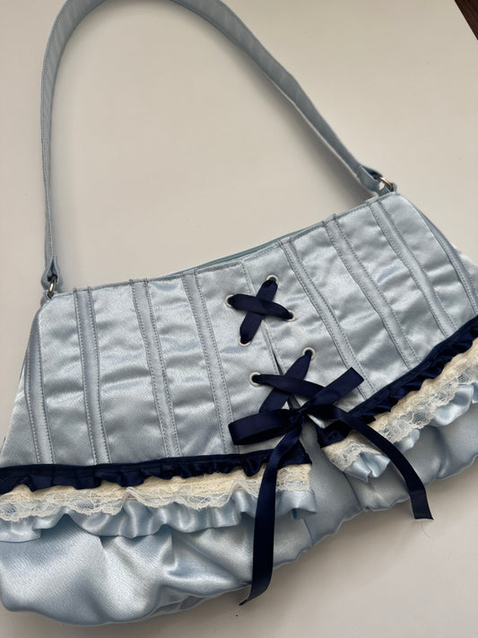 Custom Corset Bag - Baby Blue