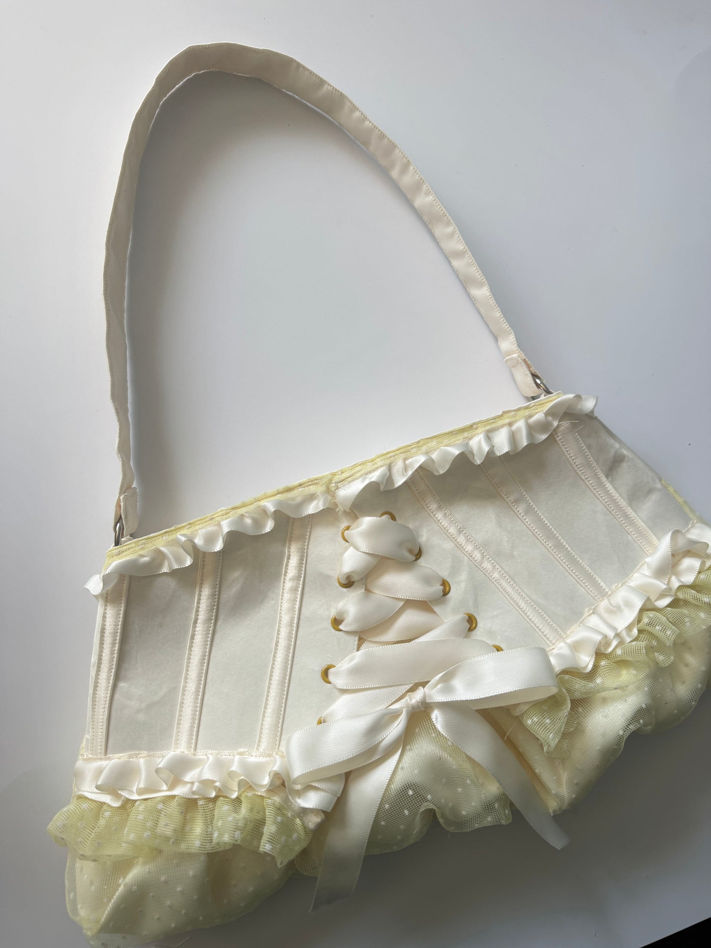 “Antoinette” Pleated Ballerina Purse